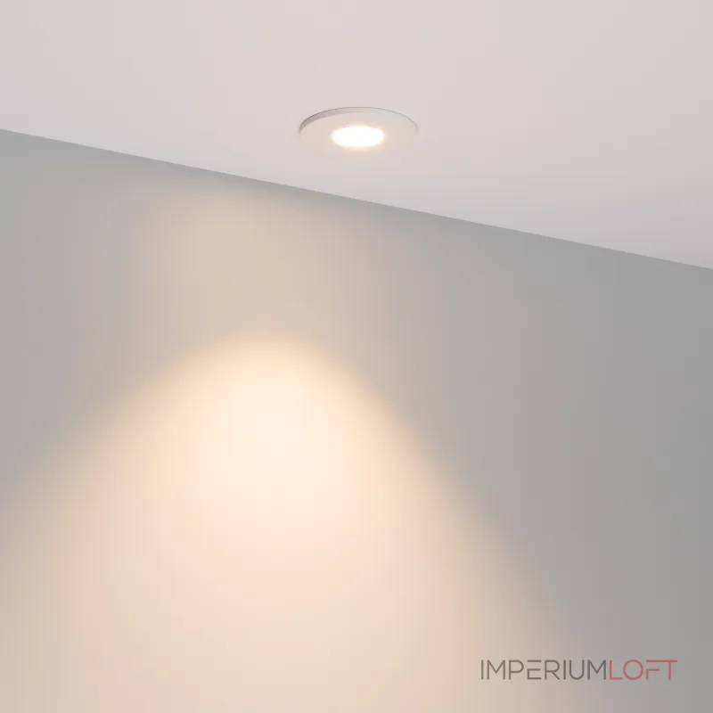 Arlight Светильник MS-GLORY-BUILT-R54-5Вт Warm3000 WH 60 deg 230В IP54 047287