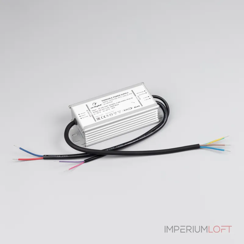 Arlight Блок питания ARPV-UH24100-PFC-DALI2-PH 24В 4.2A 100Вт IP67 029151(2) Arlight Блок питания ARPV-UH24100-PFC-DALI2-PH 24В 4.2A 100Вт IP67 029151(2)