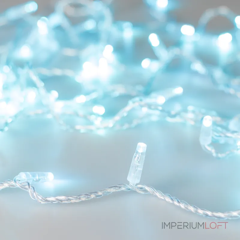 Arlight Светодиодная гирлянда ARD-STRING-CLASSIC-10000-CLEAR-100LED-STD Azure 230В 7Вт Ardecoled IP65 025819