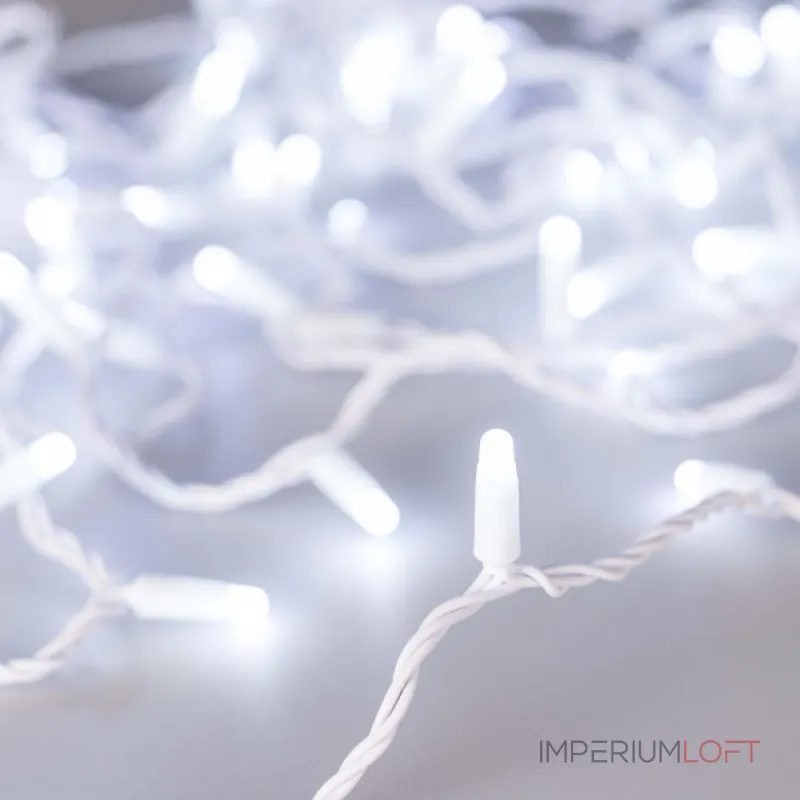 Arlight Светодиодная гирлянда ARD-STRING-CLASSIC-10000-WHITE-100LED-MILK-FLASH White 230В 7Вт Ardecoled IP65 031203