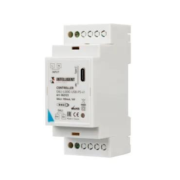 Arlight INTELLIGENT ARLIGHT Контроллер DALI-LOGIC-USB-PS-x1 BUS/230В BLE IARL IP20 052123 Arlight INTELLIGENT ARLIGHT Контроллер DALI-LOGIC-USB-PS-x1 BUS/230В BLE IARL IP20 052123