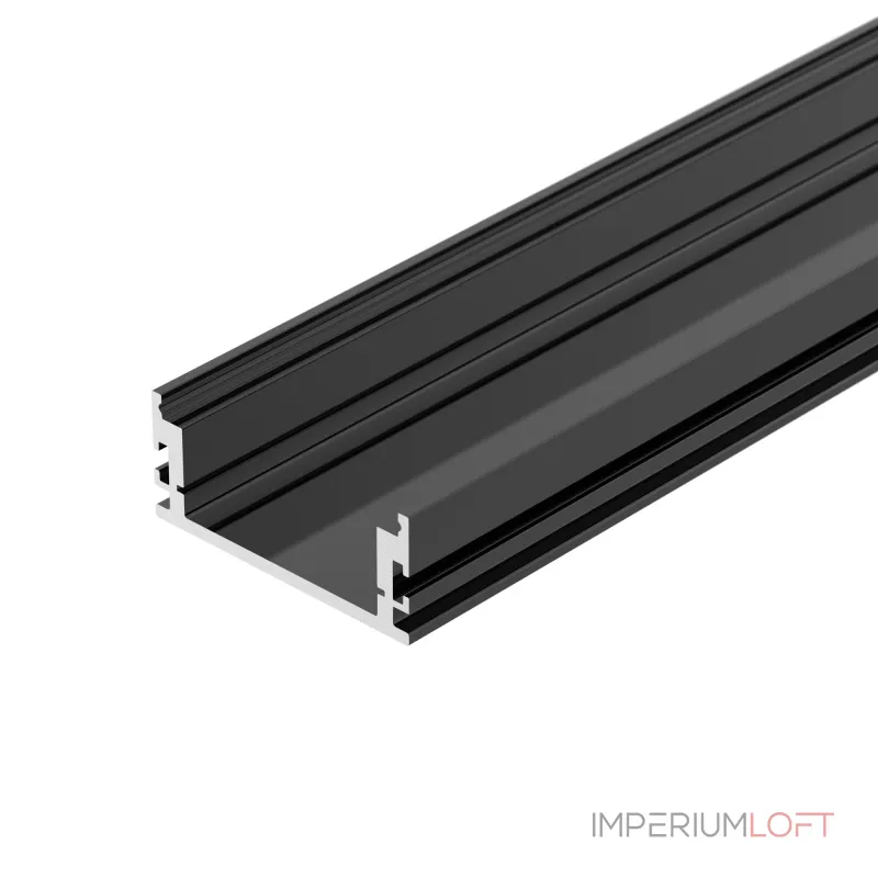 Профиль FLOOR60-H26-3000 ANOD BLACK Arlight Алюминий 046414 Профиль FLOOR60-H26-3000 ANOD BLACK Arlight Алюминий 046414