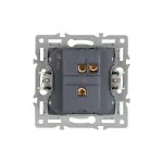 Механизм выключателя одноклавишный проходной SWT-MKP1-PL-WH 250В 16A Arlight 043714