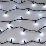 Arlight Светодиодная гирлянда ARD-STRING-CLASSIC-10000-BLACK-100LED-MILK-SYNC RGB 230В 6.5Вт Ardecoled IP65 028214