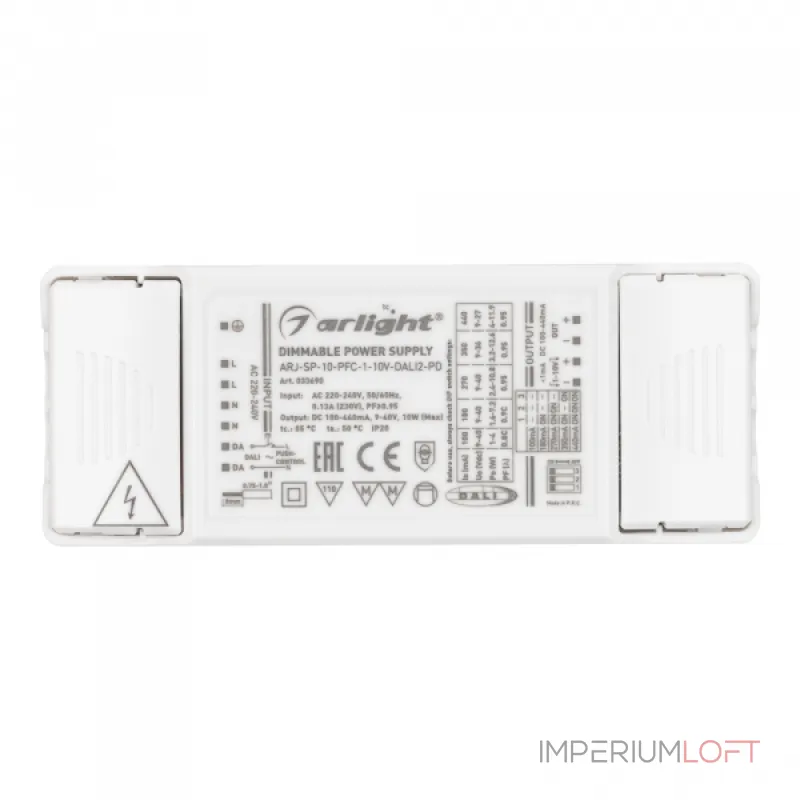 Arlight Блок питания ARJ-SP-10-PFC-1-10В-DALI2-PD 10Вт 100-440mA IP20 033690