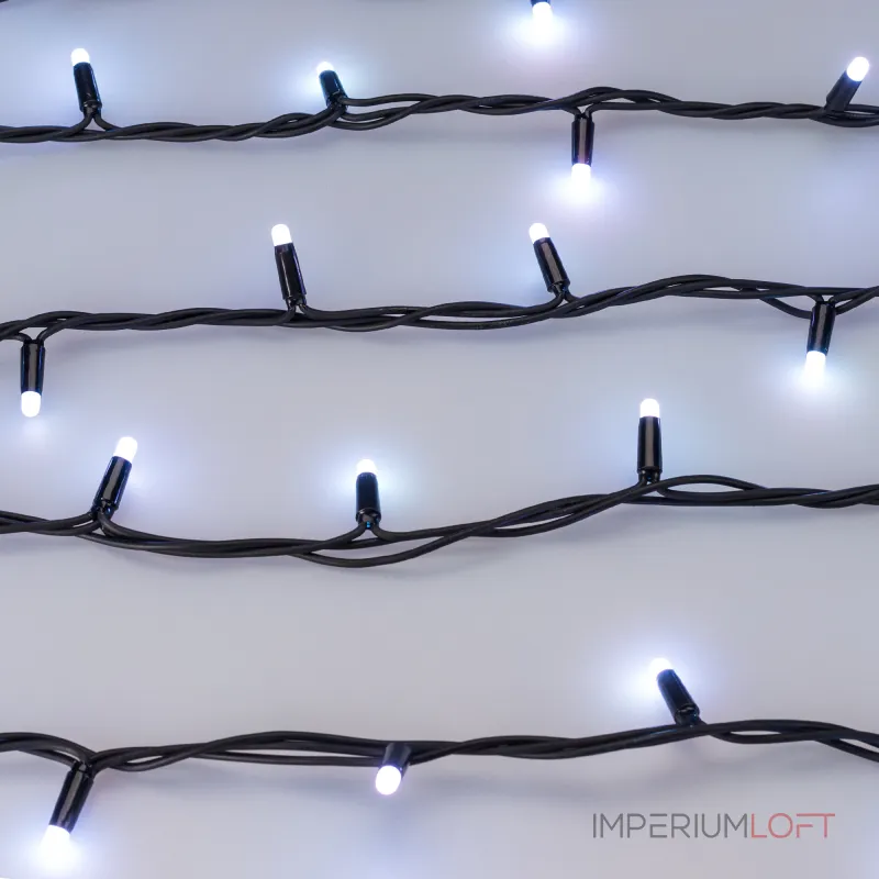 Arlight Светодиодная гирлянда ARD-STRING-PRO-10000-BLACK-100LED-MILK-LIVE RGB-DMX 24В 10Вт Ardecoled IP65 031754