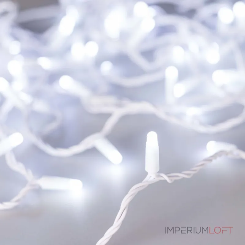 Arlight Светодиодная гирлянда ARD-STRING-CLASSIC-10000-WHITE-100LED-MILK-FLASH White 230В 7Вт Ardecoled IP65 031203