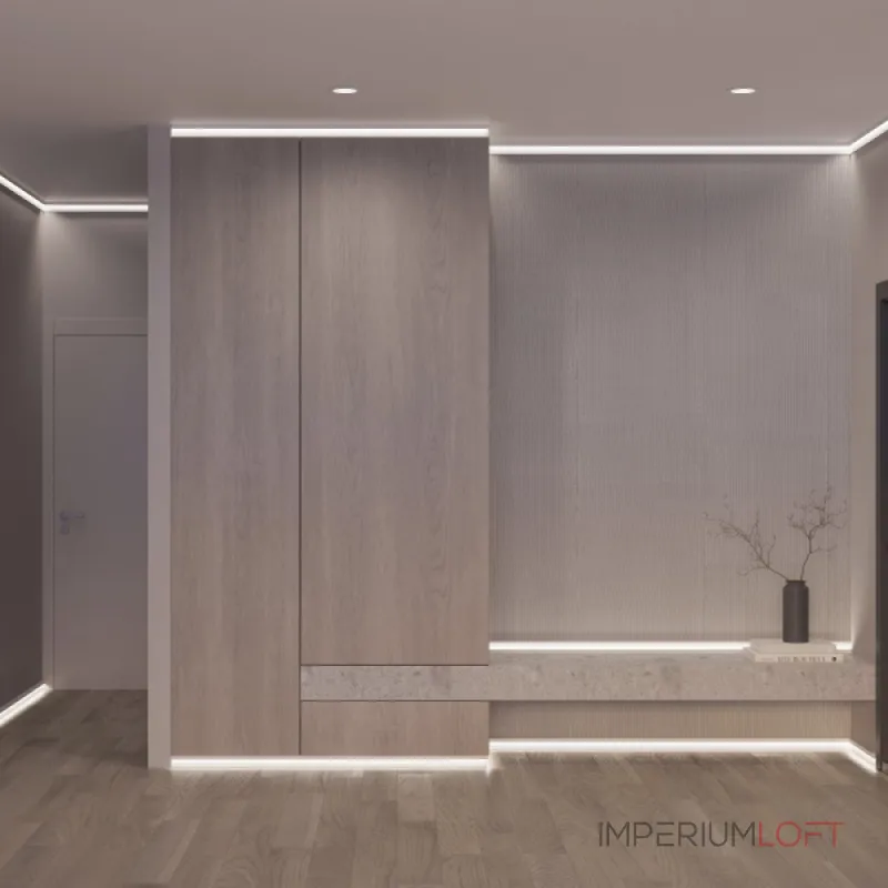 Профиль PLINTUS-H55-2000 ANOD Arlight Алюминий 046389