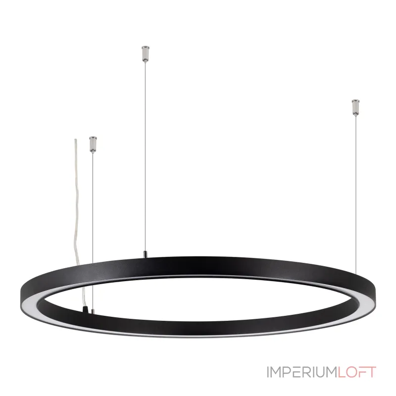 Светильник SP-CIRCLE-HANG-O3535-D900-55Вт Warm3000 RAL9005 120 deg 230В IP40 LED Arlight Алюминий 049368