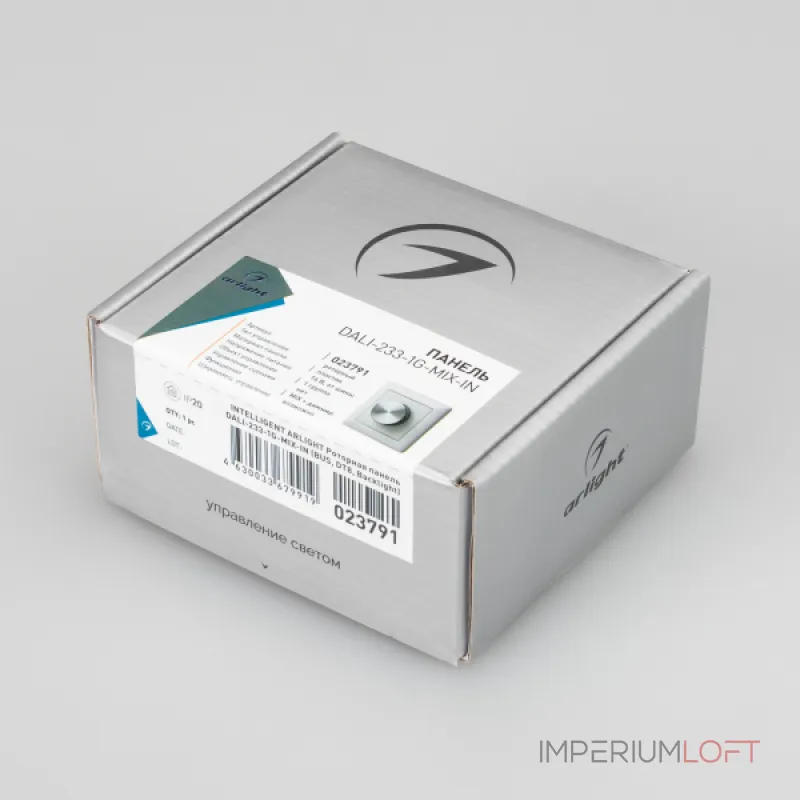 Arlight INTELLIGENT Роторная панель DALI-233-1G-MIX-IN BUS DT8 Backlight 023791 Arlight INTELLIGENT Роторная панель DALI-233-1G-MIX-IN BUS DT8 Backlight 023791