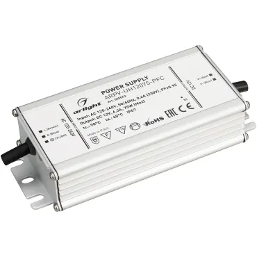 Arlight Блок питания ARPV-UH12075-PFC 12В 6.3A 75Вт IP67 025043 Arlight Блок питания ARPV-UH12075-PFC 12В 6.3A 75Вт IP67 025043