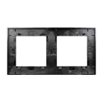 Рамка стеклянная FRM-GLARE-GS-2-BK Arlight 043797