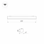 Arlight Светильник ALT-LARGO-600-15Вт Warm3000 WH 120 deg 230В IP65 052089
