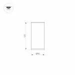 Arlight Светильник LGD-FORMA-SURFACE-R90-12Вт Warm3000 BK 44 deg 230В IP54 037262