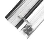 Arlight Профиль LINE-5075-U-HONEYCOMB-2000 BLACK Алюминий 044885