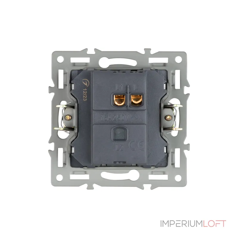 Arlight Механизм выключателя одноклавишный непроходной SWT-MK01-PL-BK 250В 16A 043711