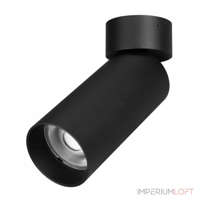 Arlight Светильник SP-GABI-SURFACE-FLAP-R60-12Вт Warm3000 BK 60 deg 230В IP40 052350