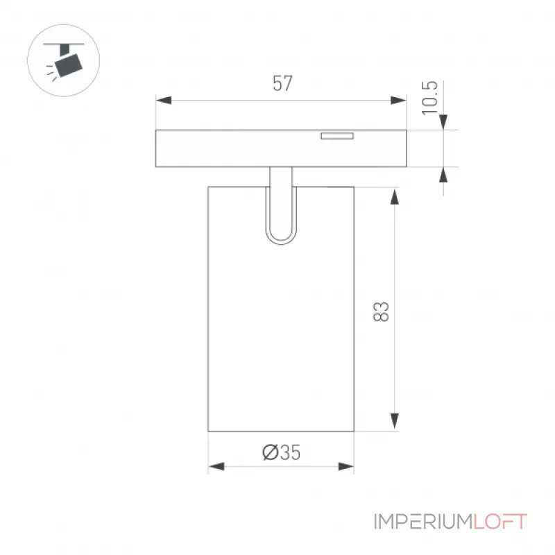 Светильник MAG-MICROCOSM-SPOT-R35-5Вт Warm3000 BK 36 deg 24В Arlight IP20 043252 Светильник MAG-MICROCOSM-SPOT-R35-5Вт Warm3000 BK 36 deg 24В Arlight IP20 043252