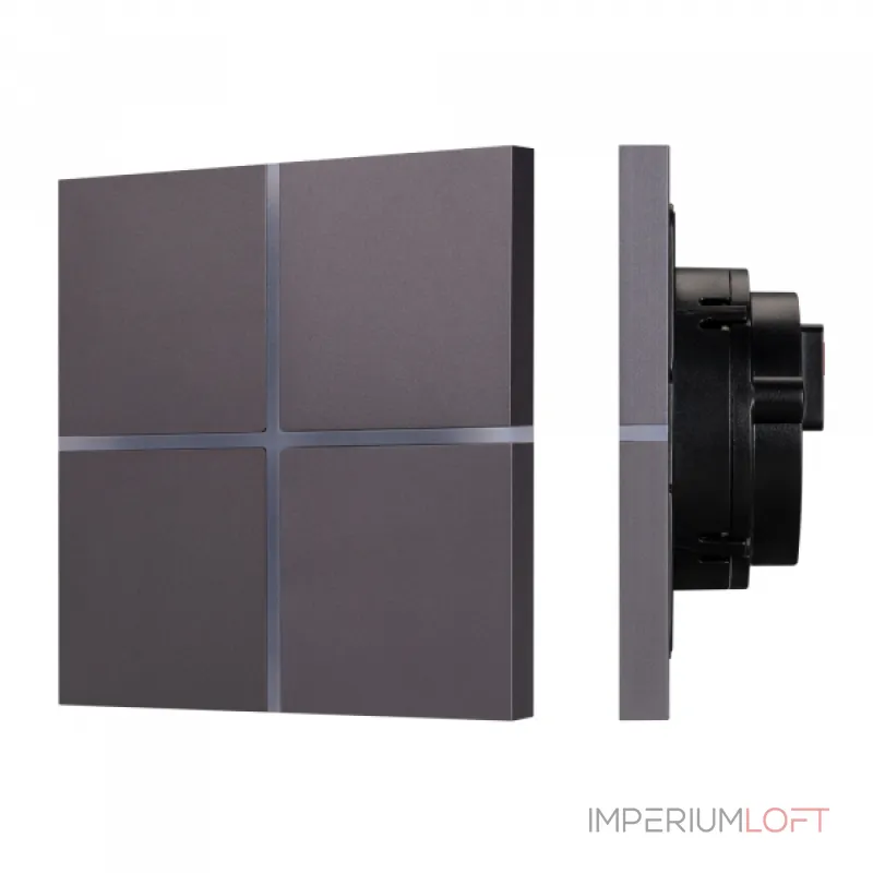 Arlight INTELLIGENT ARLIGHT Сенсорная панель KNX-304-13-IN Grey BUS Frameless IARL IP20 038309 Arlight INTELLIGENT ARLIGHT Сенсорная панель KNX-304-13-IN Grey BUS Frameless IARL IP20 038309
