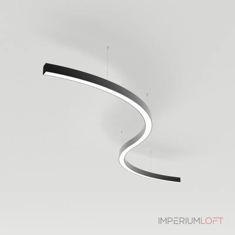 Arlight Светильник SP-LINE-HANG ARC-S3535-D1500-124Вт Day4000 BLACK 230В Металл 034057(1)