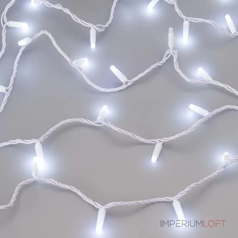 Arlight Светодиодная гирлянда ARD-STRING-CLASSIC-10000-WHITE-100LED-MILK-FLASH White 230В 7Вт Ardecoled IP65 031203