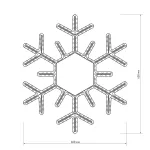 Arlight Фигура ARD-SNOWFLAKE-M5-600x600-360LED White 230В 20Вт Ardecoled IP65 025308