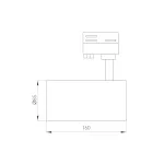 Arlight Светильник LGD-CALIPSO-4TR-R85-10Вт Day4000-MIX BK 38 deg 230В TRIAC IP20 046736