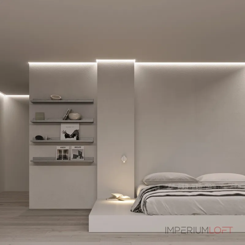 Arlight Профиль STRETCH-SHADOW-CEIL-2000 BLACK A2-CONTOUR-PRO Алюминий 040703