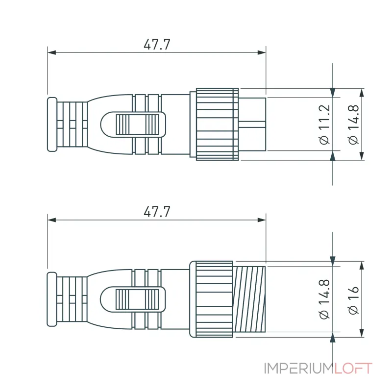 Заглушка ARL-LINE-CAP-4pin-SET Arlight IP67 042611