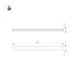 Светильник MAG-MICROCOSM-STRIP-L600-10Вт Day4000 BK 100 deg 24В Arlight IP20 043268