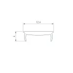 Arlight Экран MAT-L матовый для PDS MIC Длина 2 Ширина 0 012 Высота 0 005 017448