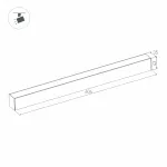 Arlight Светильник MAG-FLAT-45-L605-18Вт Warm3000 BK 100 deg 24В DALI IP20 046584