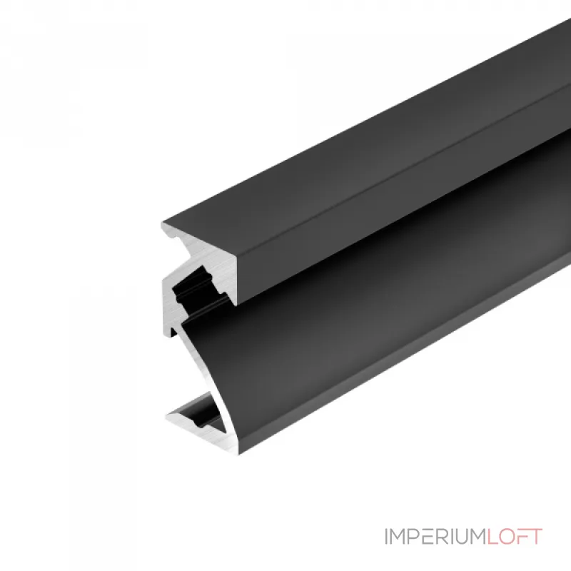 Arlight Профиль SL-BEVEL-W21-2000 ANOD BLACK Алюминий 043688