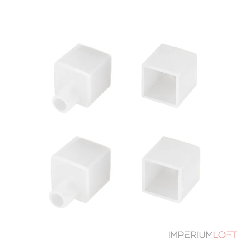 Arlight Заглушка WPH-FLEX-1414-TOP WHITE с отверстием 040862