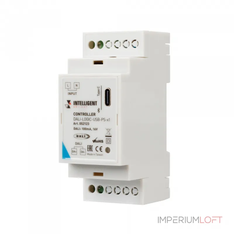 Arlight INTELLIGENT ARLIGHT Контроллер DALI-LOGIC-USB-PS-x1 BUS/230В BLE IARL IP20 052123 Arlight INTELLIGENT ARLIGHT Контроллер DALI-LOGIC-USB-PS-x1 BUS/230В BLE IARL IP20 052123