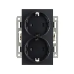 Механизм электрической розетки SCT-MEUD-PL-BK 250В 16A Arlight 043765