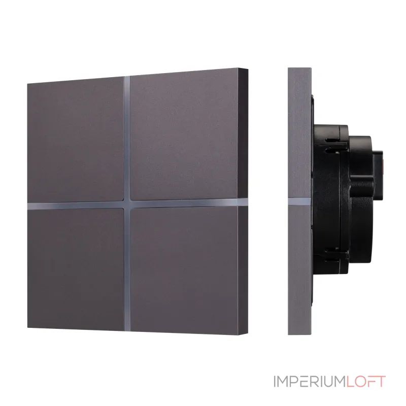 Arlight INTELLIGENT ARLIGHT Сенсорная панель KNX-304-13-IN Grey BUS Frameless IARL IP20 038309 Arlight INTELLIGENT ARLIGHT Сенсорная панель KNX-304-13-IN Grey BUS Frameless IARL IP20 038309