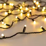 Arlight Светодиодная гирлянда ARD-STRING-CLASSIC-10000-BLACK-100LED-MILK-SYNC RGB 230В 6.5Вт Ardecoled IP65 028214