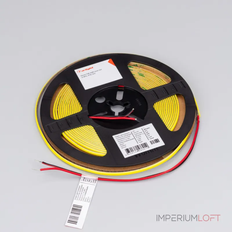 Лента COB-X480-4mm 24В Yellow Volt 4 В/м IP20 5м Arlight 046916