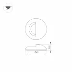 Arlight Накладка ART-DECK-CAP-LID-R50 SL STEEL Металл 024931