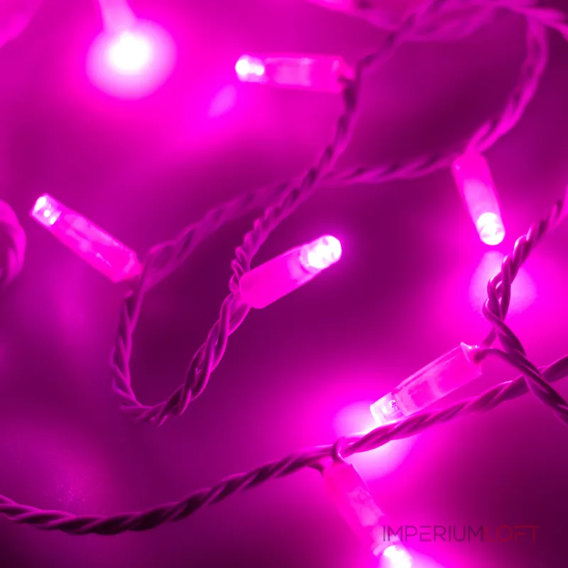 Arlight Светодиодная гирлянда ARD-STRING-CLASSIC-10000-WHITE-100LED-FLASH PINK 230В 7Вт Ardecoled IP65 025822 Arlight Светодиодная гирлянда ARD-STRING-CLASSIC-10000-WHITE-100LED-FLASH PINK 230В 7Вт Ardecoled IP65 025822