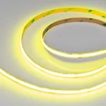 Лента COB-X480-8mm 24В Yellow Volt 8 В/м IP20 5м Arlight 047737