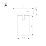 Светильник MAG-MICROCOSM-SPOT-R35-5Вт Warm3000 BK 36 deg 24В Arlight IP20 043252