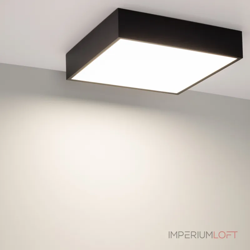 Светильник DL-GRIGLIATO-S190x190-24Вт Warm3000 BK 100 deg 230 Arlight IP40 045703