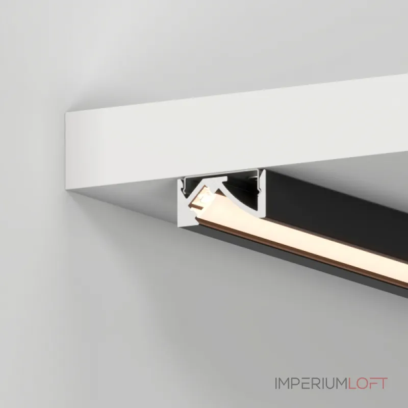 Arlight Профиль SL-BEVEL-W21-2000 ANOD BLACK Алюминий 043688