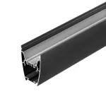 Arlight Профиль LINE-5075-U-HONEYCOMB-2000 BLACK Алюминий 044885