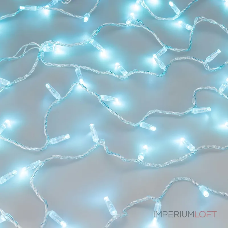 Arlight Светодиодная гирлянда ARD-STRING-CLASSIC-10000-CLEAR-100LED-STD Azure 230В 7Вт Ardecoled IP65 025819