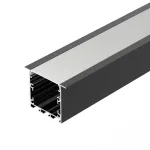 Arlight Профиль LINIA49-F-S-2000 BLACK Алюминий 041873