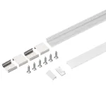 Arlight Профиль с экраном SL-SLIM-H7-2000 ANOD+OPAL Алюминий 036834