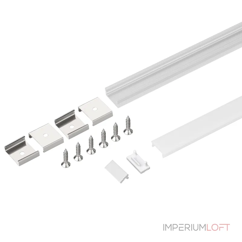 Arlight Профиль с экраном SL-SLIM-H7-2000 ANOD+OPAL Алюминий 036834 Arlight Профиль с экраном SL-SLIM-H7-2000 ANOD+OPAL Алюминий 036834
